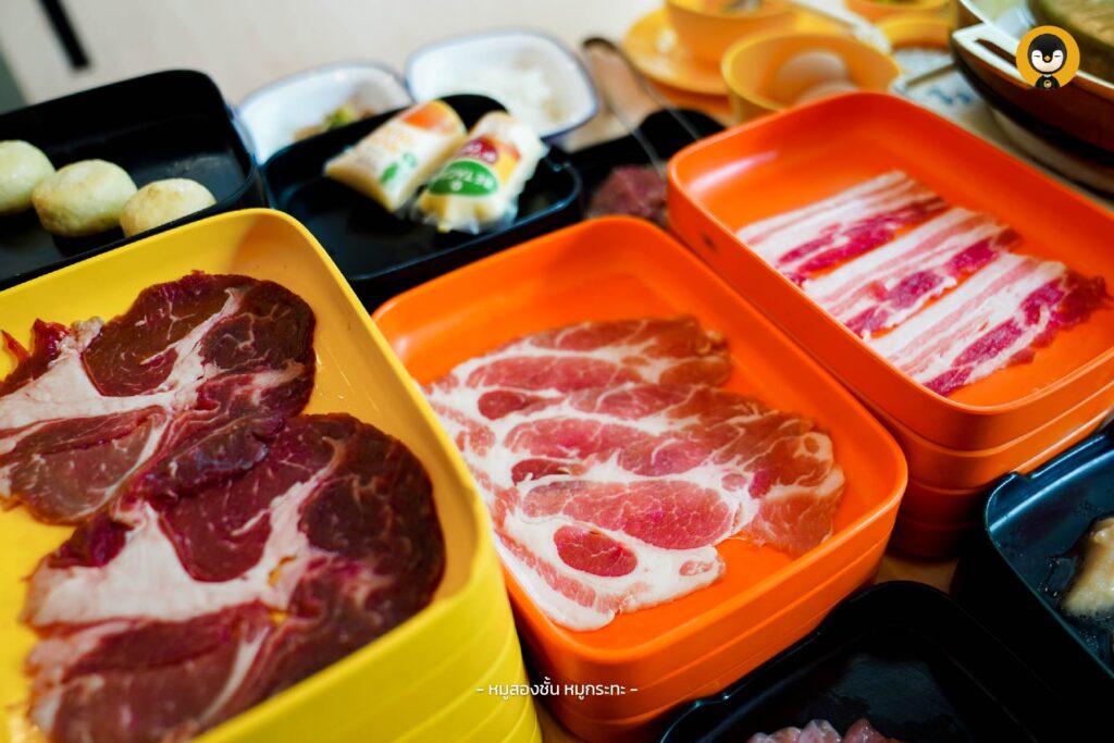 หมุสองชั้น หมูกระทะ