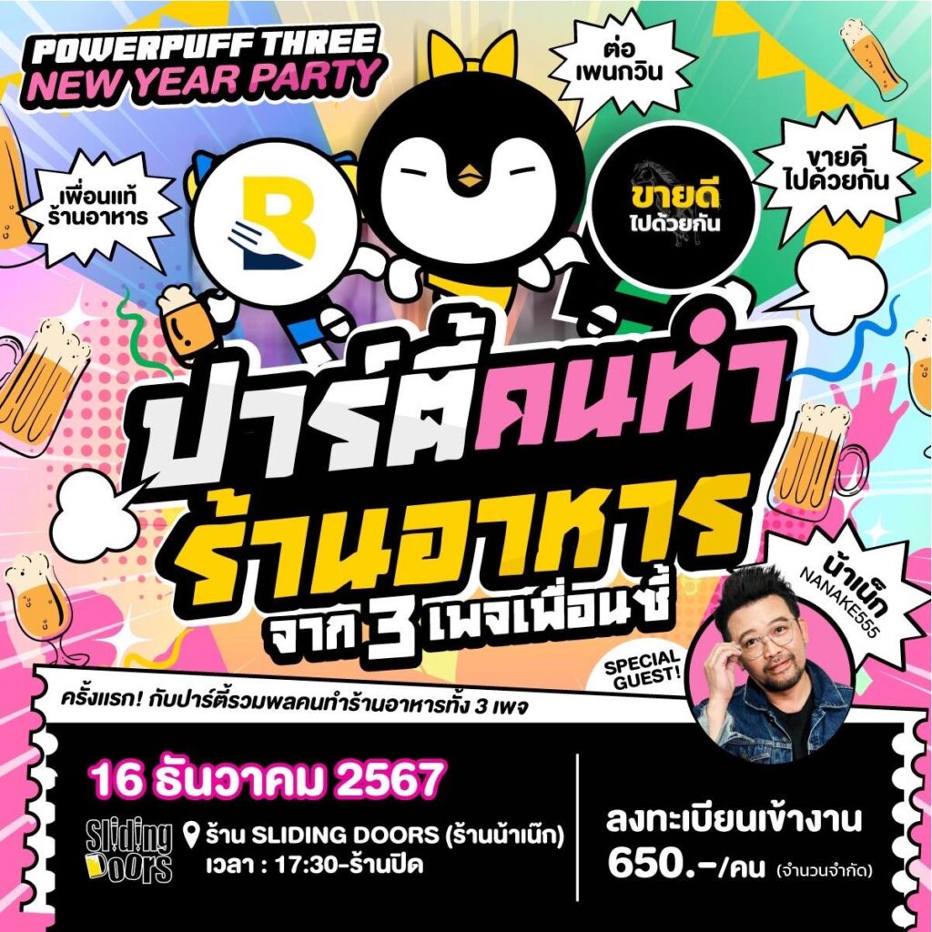 Powerpuff Three New Year Party